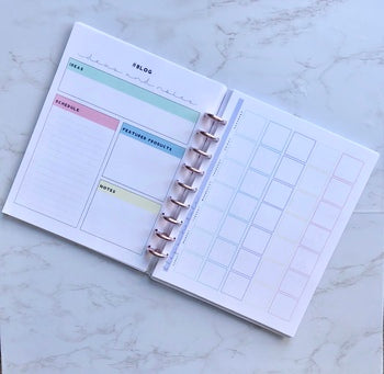 Blog & Business Add-On | Editable Teacher Planner