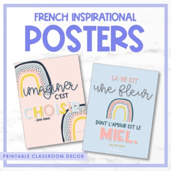 French Growth Mindset & Inspirational Posters - Volume 6