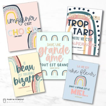 French Growth Mindset & Inspirational Posters - Volume 6