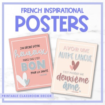 French Growth Mindset & Inspirational Posters - Volume 7