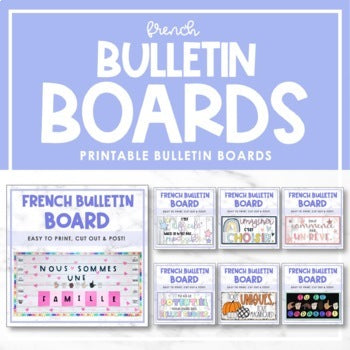 French Bulletin Boards Bundle