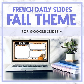 French Daily Slides | October Fall Theme