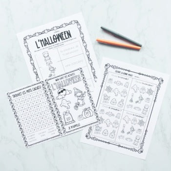 L'Halloween | French Halloween Printables & Activity Booklet