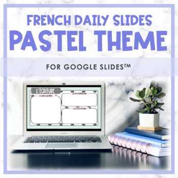 French Daily Slides | November Pastel Theme