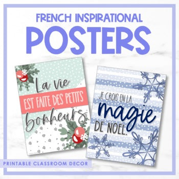 French Growth Mindset & Inspirational Posters - Volume 9