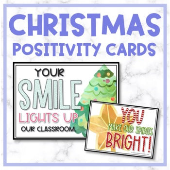 Christmas Positivity Note Cards