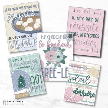 French Growth Mindset & Inspirational Posters - Volume 10