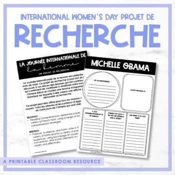 La journée internationale de la femme | French International Women's Day Project