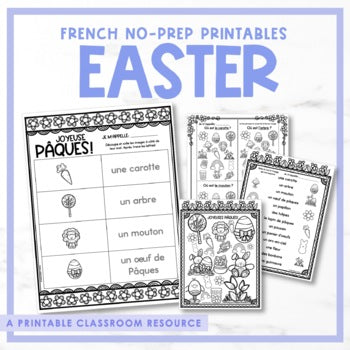 French Easter Printables | Pâques