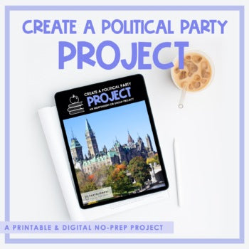 Create a Political Party | Distance Learning | Printable & Digital Project