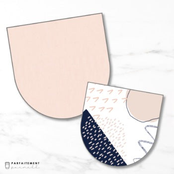 French Minimalist Abstract Decorative Banners | Editable