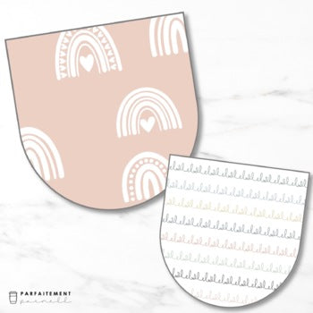 French Pastel Decorative Banners | Editable