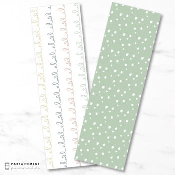 French Pastel A-Z Banner & Decorative Borders