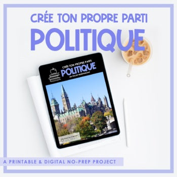 Crée ton propre parti politique | Printable & Digital Project