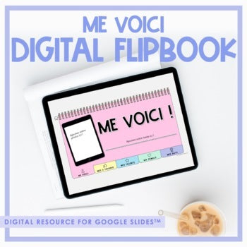 Me Voici ! Digital French Flip book