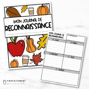 French Gratitude Journal | Mon journal de reconnaissance