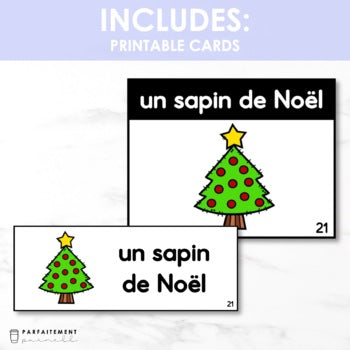 French Write the Room | Écris la salle - Noël