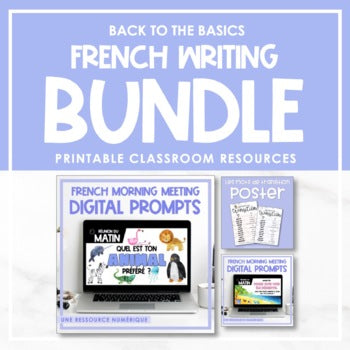 Back to the Basics: French Writing Bundle