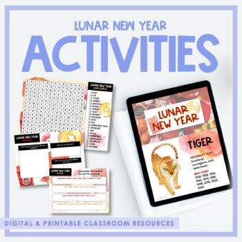 Lunar New Year | Digital & Printable Activities