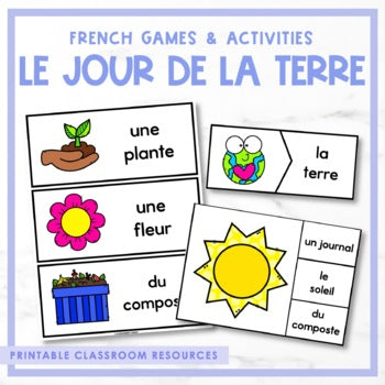 French Earth Day Games & Activities | le jour de la terre