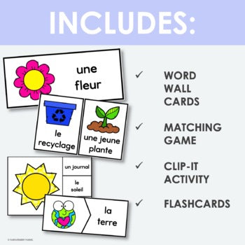 French Earth Day Games & Activities | le jour de la terre