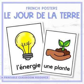 French Earth Day Posters | le jour de la terre