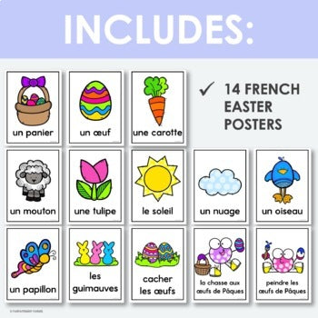 French Easter Posters | Pâques