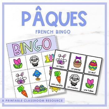 French Easter Bingo | Pâques