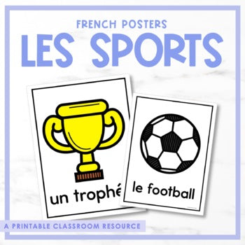 French Sports Posters | les sports