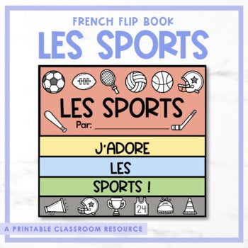 French Sports Flip Book | les sports