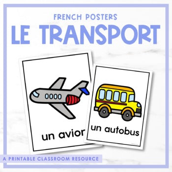 French Transportation Posters | le transport