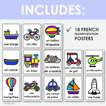 French Transportation Posters | le transport