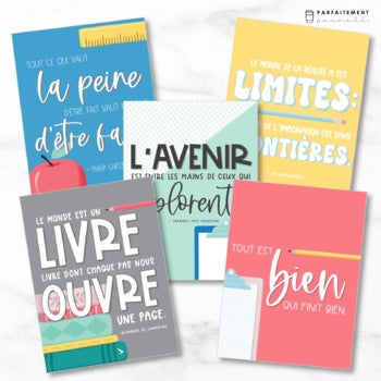 French Growth Mindset & Inspirational Posters - Volume 13 | la rentrée