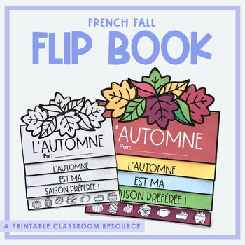 French Autumn Flip Book | l'automne